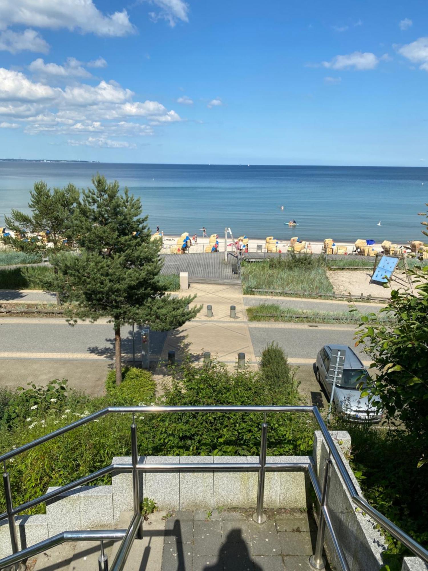 Studio Mit Panorama-Meerblick Und Direkter Strandlage In Scharbeutz Kültér fotó